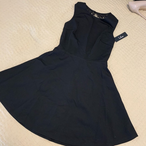 Lulus Backless Skater Dress - Picture 2 of 3